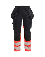 Zwart/High Vis Rood