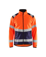 High Vis Oranje/Marineblauw