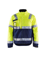 High Vis Geel/Marineblauw