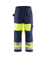 High Vis Geel/Marineblauw