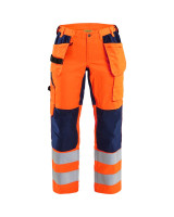 High Vis Oranje/Marineblauw