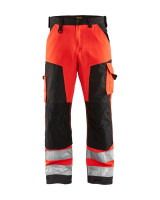 High Vis Rood/Zwart