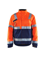 High Vis Oranje/Marineblauw