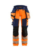 High Vis Oranje/Marineblauw