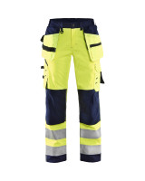 High Vis Geel/Marineblauw