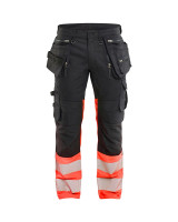 Zwart/High Vis Rood