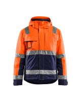 High Vis Oranje/Marineblauw