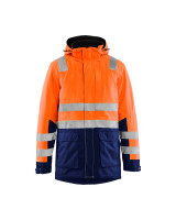 High Vis Oranje/Marineblauw