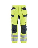 High Vis Geel/Marineblauw