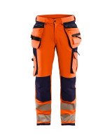 High Vis Oranje/Marineblauw