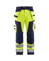 High Vis Geel/Marineblauw