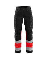 Zwart/High Vis Rood