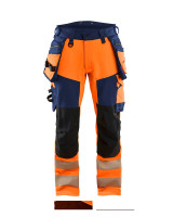 High Vis Oranje/Marineblauw