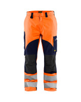 High Vis Oranje/Marineblauw