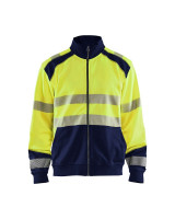 High Vis Geel/Marineblauw