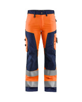 High Vis Oranje/Marineblauw