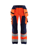 High Vis Oranje/Marineblauw