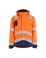 High Vis Oranje/Marineblauw