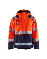 High Vis Oranje/Marineblauw