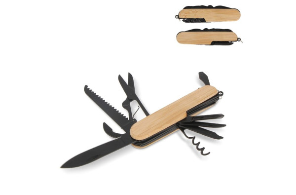 Multitool bamboe 9 functies