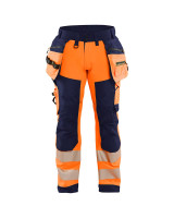 High Vis Oranje/Marineblauw