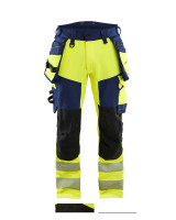 High Vis Geel/Marineblauw