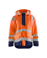 High Vis Oranje/Marineblauw