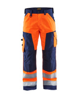 High Vis Oranje/Marineblauw