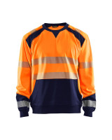 High Vis Oranje/Marineblauw