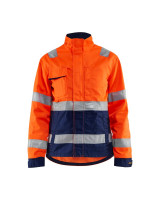 High Vis Oranje/Marineblauw