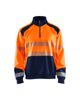 High Vis Oranje/Marineblauw