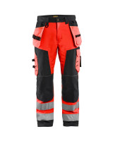 High Vis Rood/Zwart