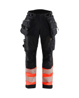 Zwart/High Vis Rood