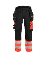 Zwart/High Vis Rood