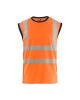 High Vis Oranje/Marineblauw