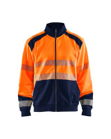 High Vis Oranje/Marineblauw