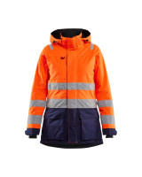 High Vis Oranje/Marineblauw