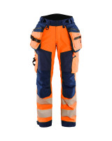 High Vis Oranje/Marineblauw