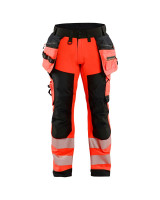 High Vis Rood/Zwart