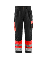 High Vis Rood/Zwart