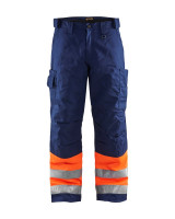 High Vis Oranje/Marineblauw