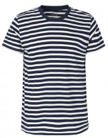 White - Navy (Striped)