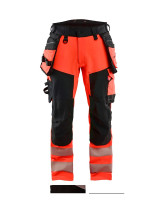 High Vis Rood/Zwart