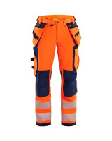 High Vis Oranje/Marineblauw