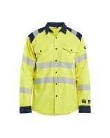 High Vis Geel/Marineblauw