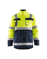 High Vis Geel/Marineblauw