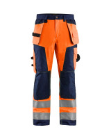 High Vis Oranje/Marineblauw