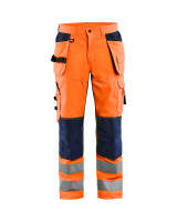 High Vis Oranje/Marineblauw